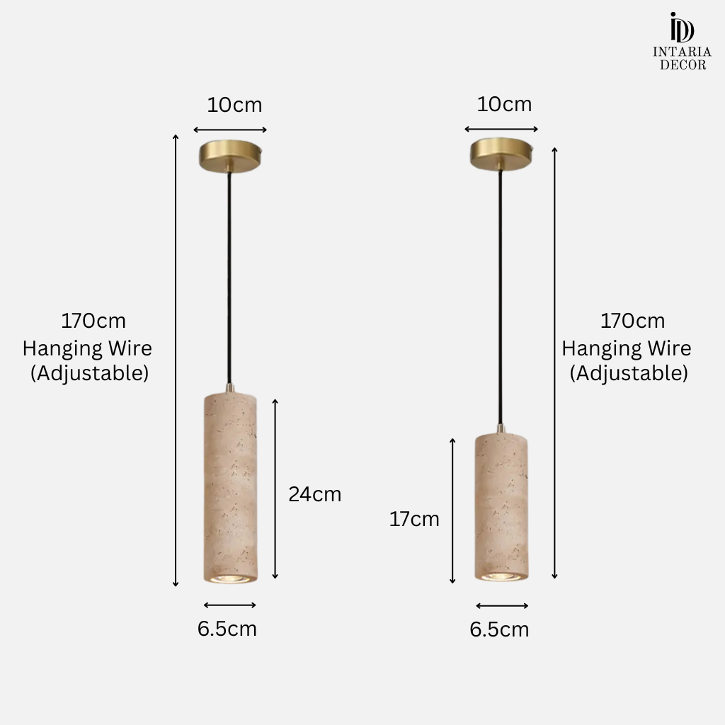 Energy-efficient 7W LED stone pendant lamp for bedroom lighting