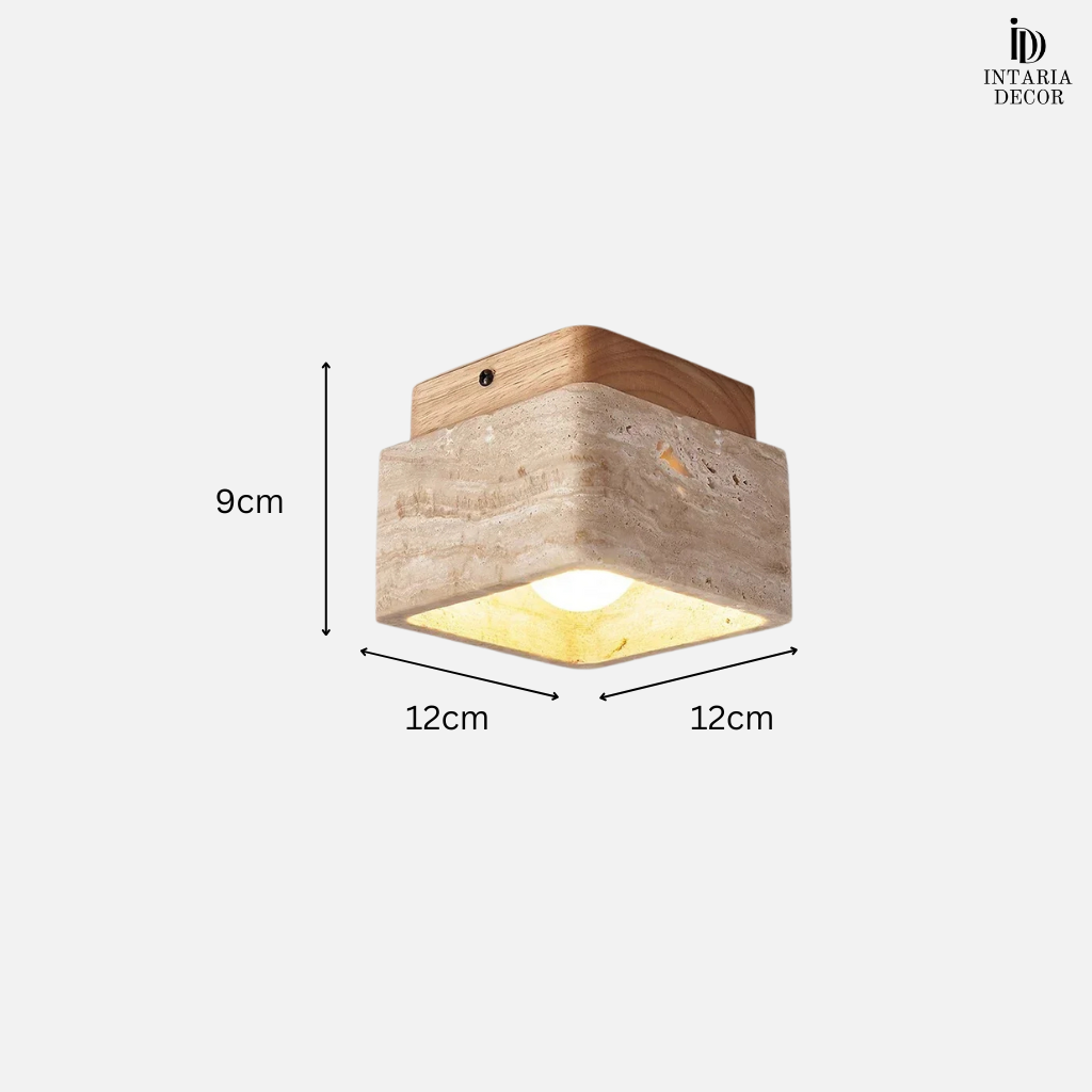 Minimalist eco-friendly ceiling light for living room