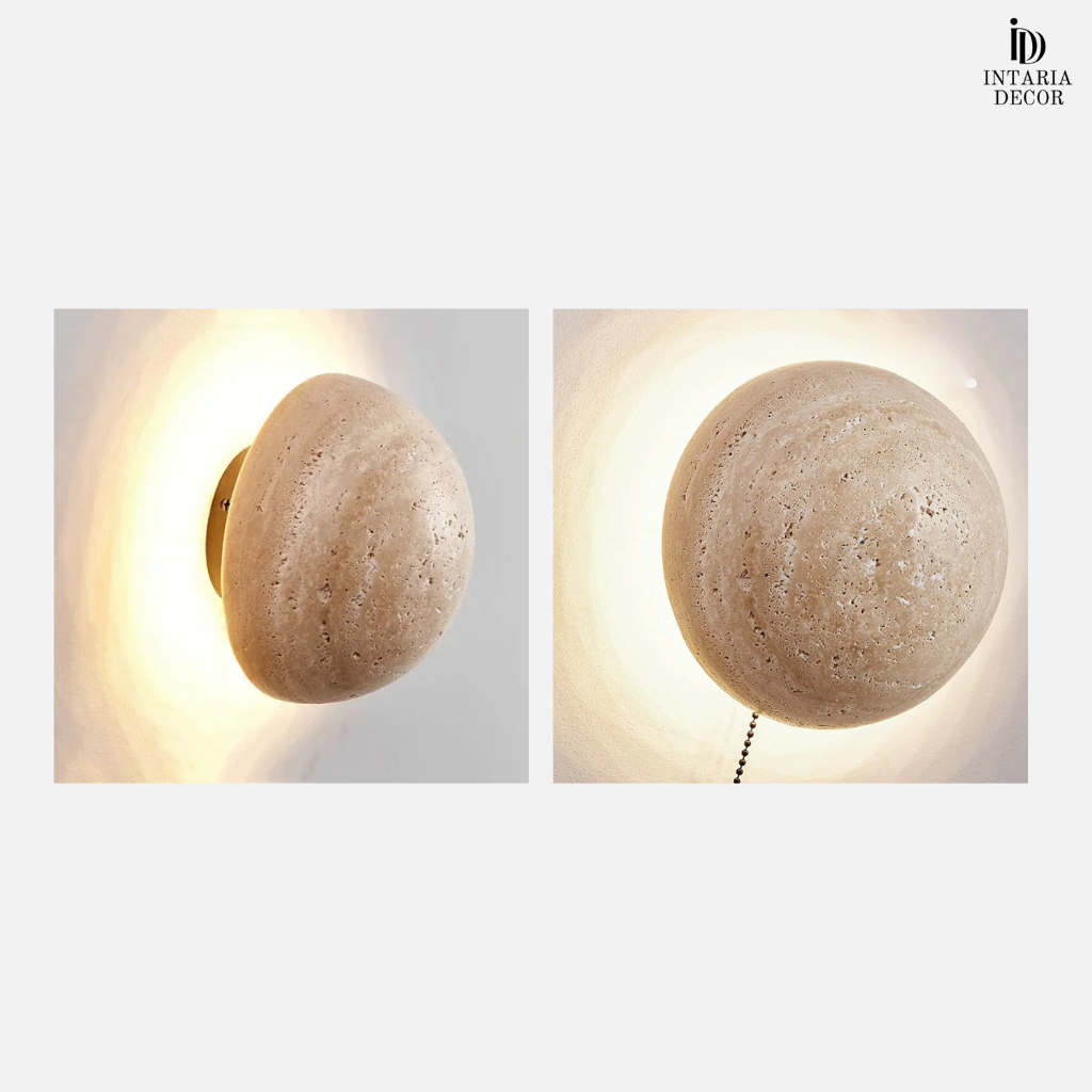 Decorative wall-mounted LED light fixture – Rova design