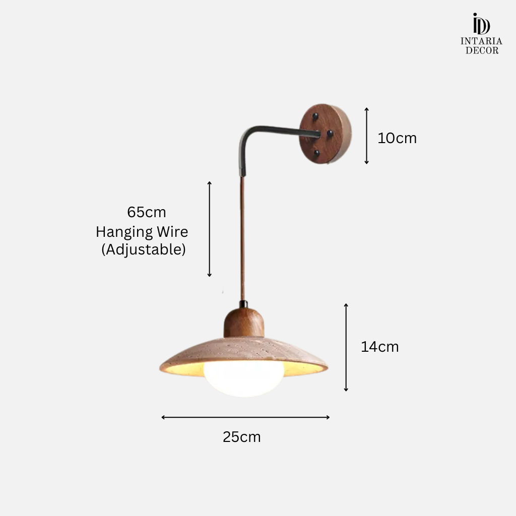 LED wall sconce for bedroom and living room