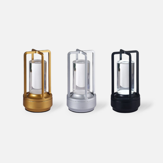 GlowTrail Table Lamp – modern touch sensor rechargeable lamp