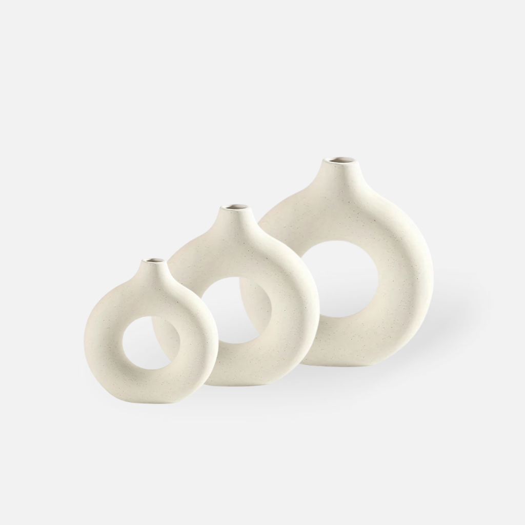 Oura Vase medium porcelain minimalist vase for décor